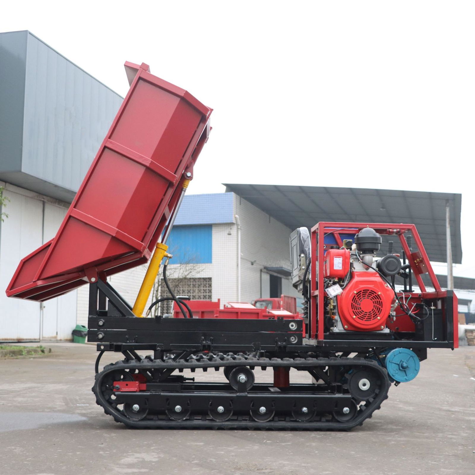 compact pedrail type high lifting trolley 3