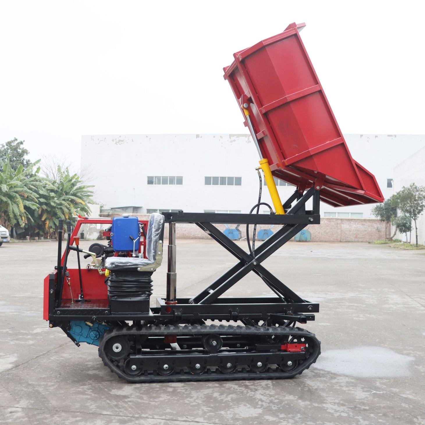 compact pedrail type high lifting trolley 4