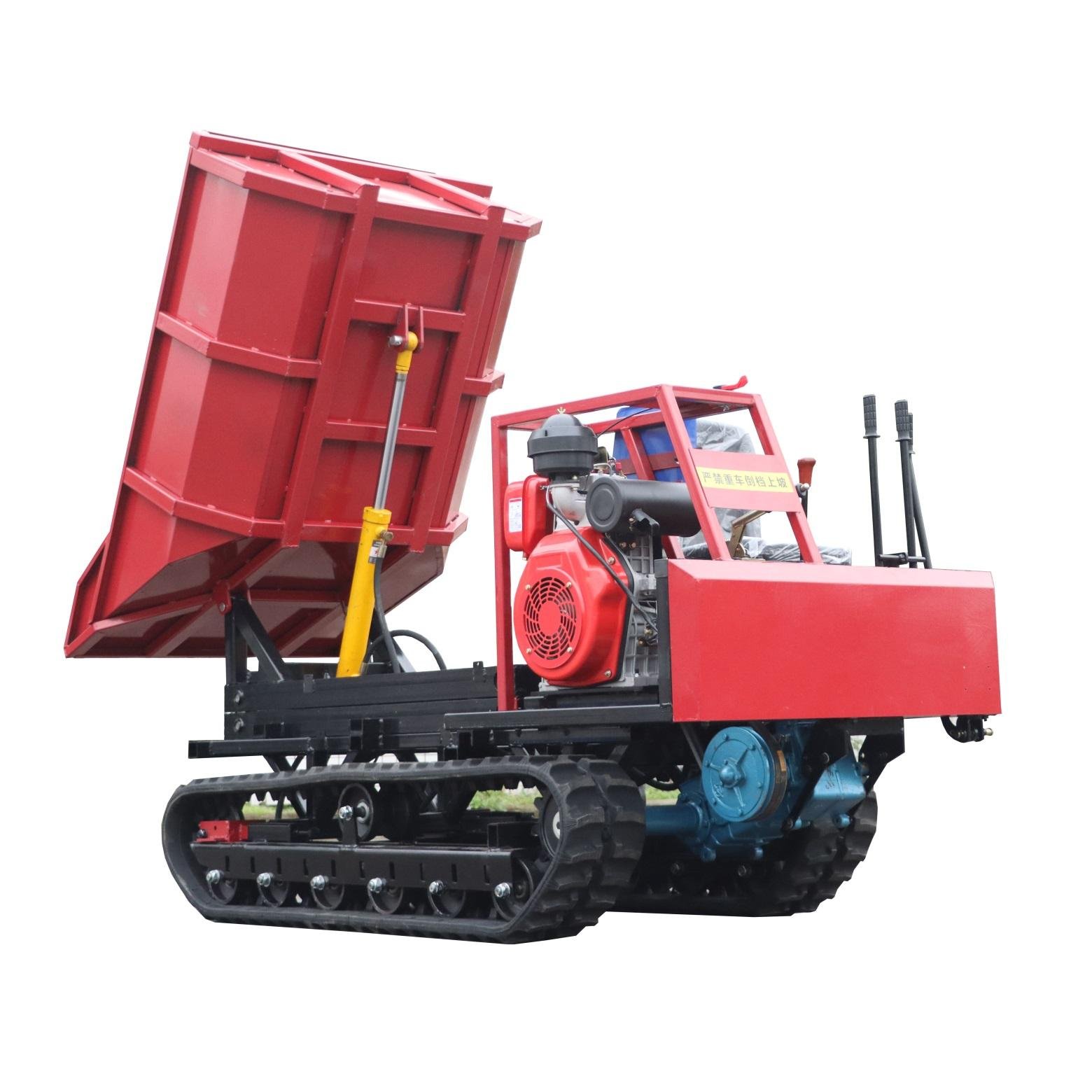 compact pedrail type high lifting trolley 5