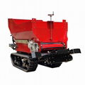 walk behind pedrail organic manure drop spreader