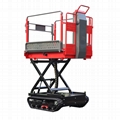 crawler remote control work platform for