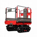 crawler remote control work platform for garden fruits picking 5