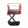 crawler remote control work platform for garden fruits picking 7