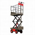 electric hydraulic lift Trolley for greenhouse 1