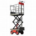 electric hydraulic lift Trolley for greenhouse 3