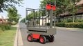 electric hydraulic lift Trolley for greenhouse