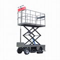 Electric Triangular caterpillar orchard lifting platform