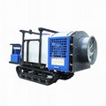rubber track orchard  air blower sprayer 3