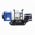 rubber track orchard  air blower sprayer 8