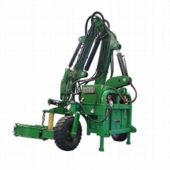 tractor trailer Walnut tree shaking machine