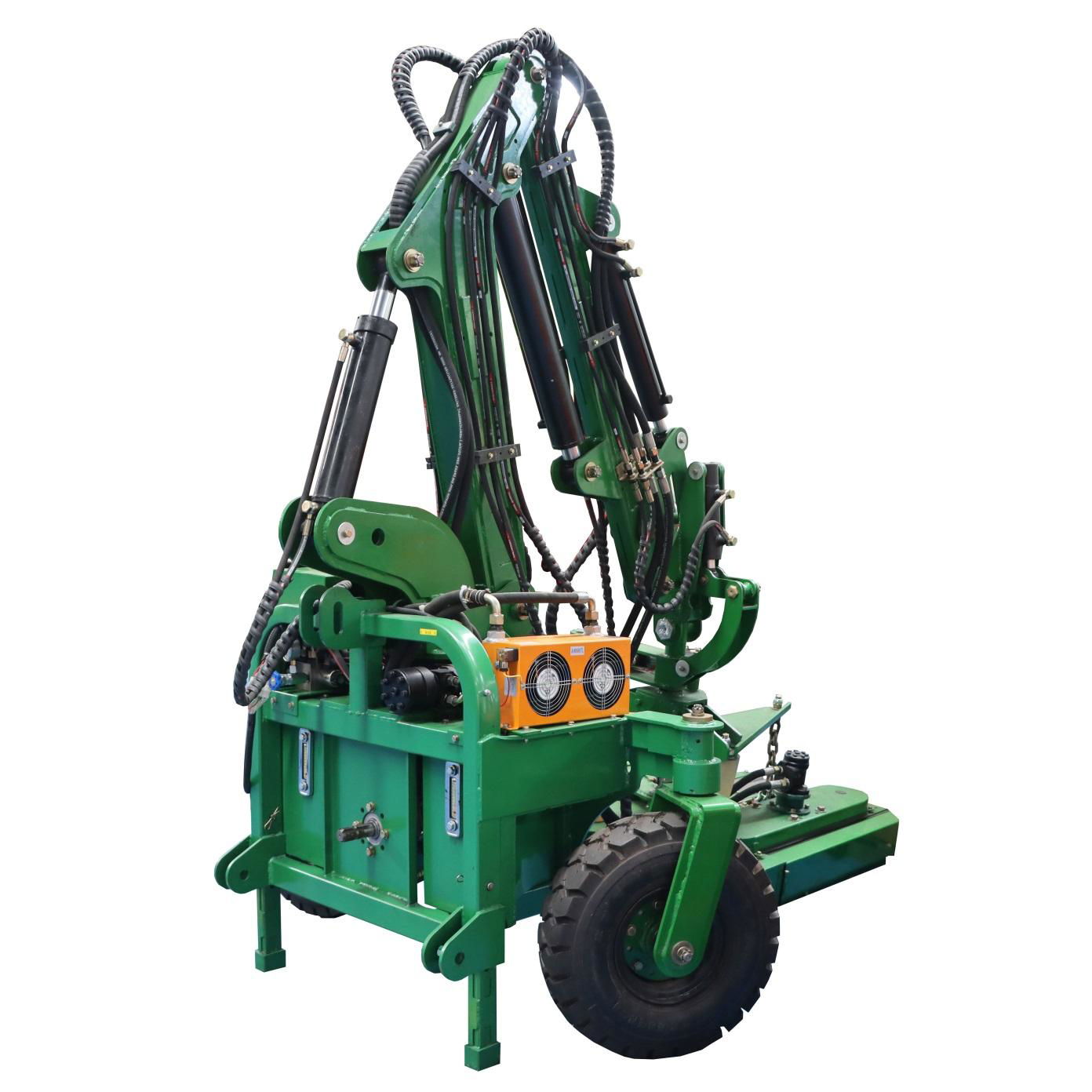 tractor trailer Walnut tree shaking machine 4