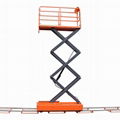 Greenhouse railway hydraulic lifting picking truck (Hot Product - 1*)