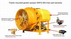 garden motorized sprayer 300L