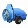 Tractor trailer PTO air blast power