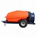 Trailer type orchard and fruit trees power sprayer 4