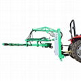 Walnut tree shaker harvester machine with PTO drive