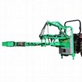 Walnut tree shaker harvester machine with PTO drive