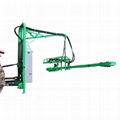Pecan tree harvesting shaker with tractor mounted