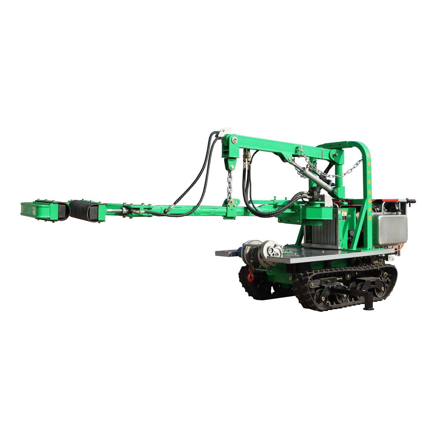 self propelled Pecan tree shaker with crawler type 2