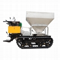 tracked chain walk behind crawler with fertilizer spreader  6