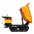 compact tracked power barrow for palm garden