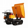 compact tracked power barrow for palm garden