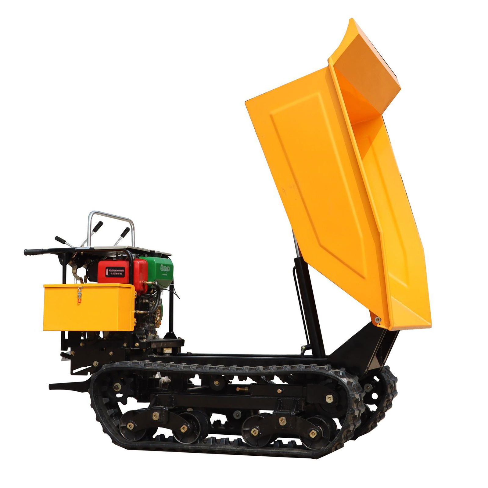 compact tracked power barrow for palm garden 5