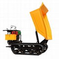 compact tracked power barrow for palm garden