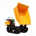 compact tracked power barrow for palm garden
