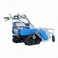 Triangular track stubble remaining grass crusher 5