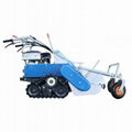 Triangular track stubble remaining grass crusher 6