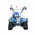 walk behind crawler type brush mower flail mower