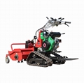 Walk behind Triangle track garden lawn mower 2