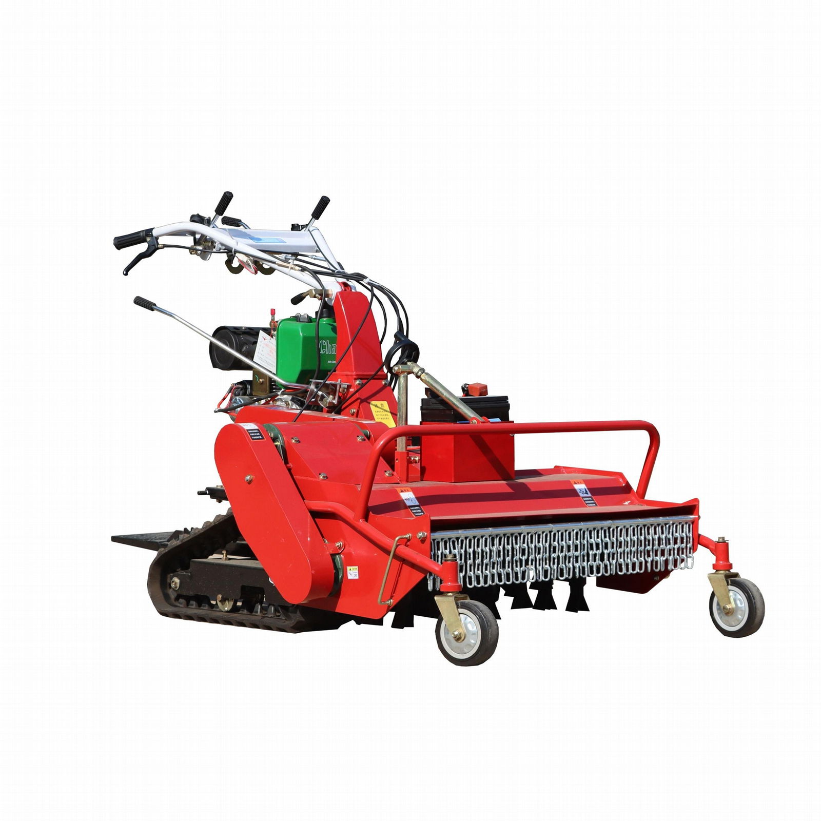 Walk behind Triangle track garden lawn mower 4