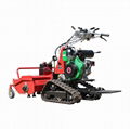 orchard crawler type diesel engine flail mower