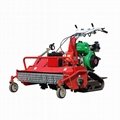orchard crawler type diesel engine flail mower