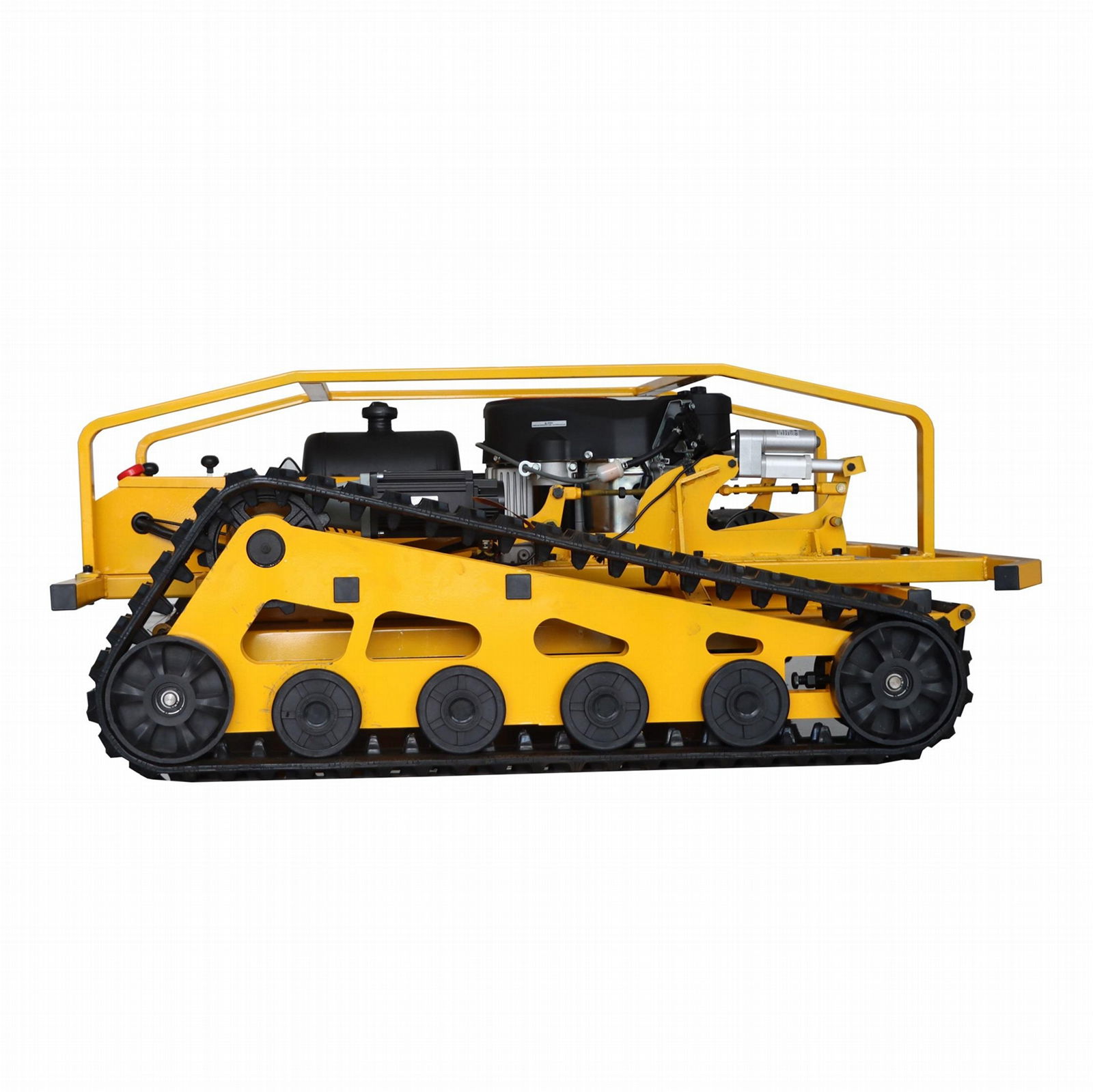 crawler type self propelled gas engien lawn mower 4