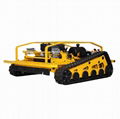 rubber track remote control garden lawn mower