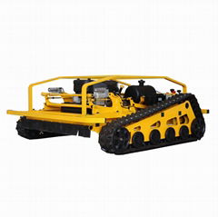 rubber track remote control garden lawn mower