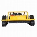 rubber track remote control garden lawn mower