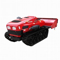 remote control garden crawler tracot with air balst power sprayer