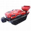 remote control garden crawler tracot with air balst power sprayer