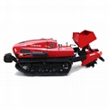 remote control garden crawler tracot with air balst power sprayer