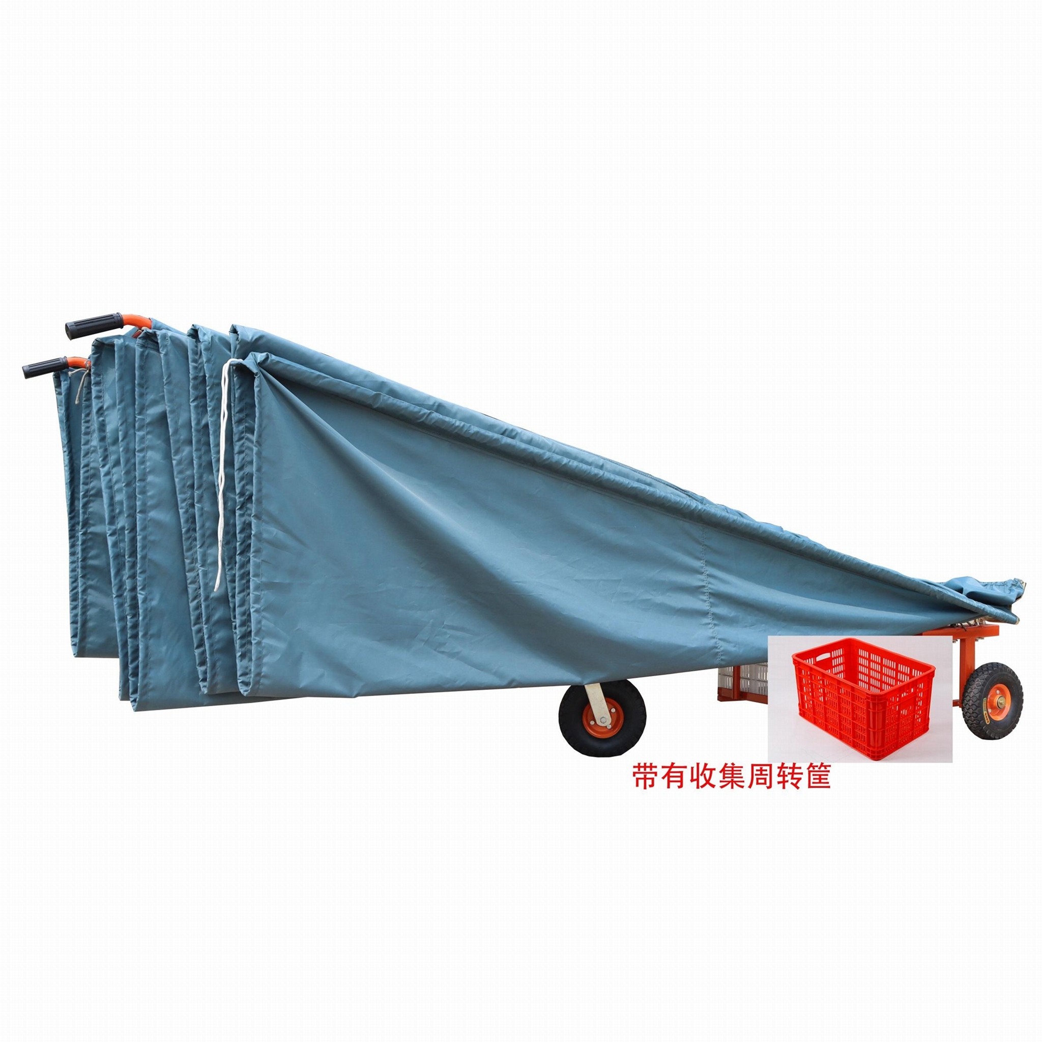 橄榄果手动收集伞网采收机 3