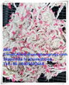 Colored cotton waste