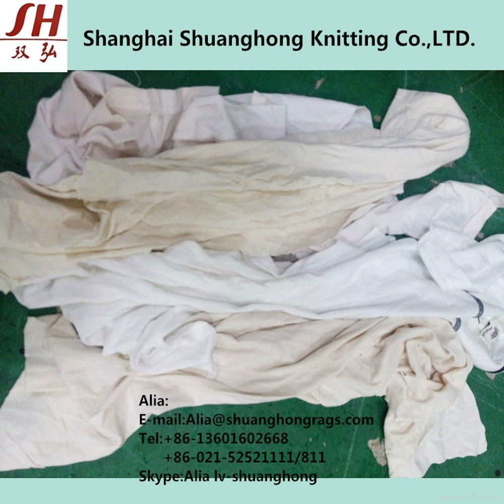 Excellent Quality White Cotton Wiping Rags Manufacturers SHUANGHONG