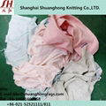 Used light color clothing wipers rags low price 4