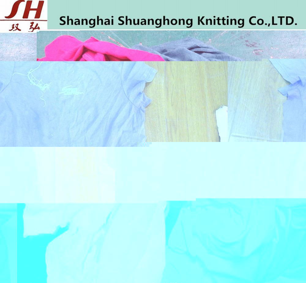 Cutted Industrial Dark Cotton Cleaning Wipers Rags 2