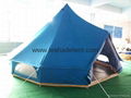 4m canvas bell tent