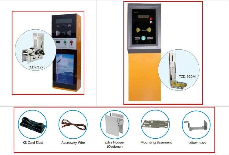 Hot Tenet Automatic Ticket Vending Machine Card Dispenser 4